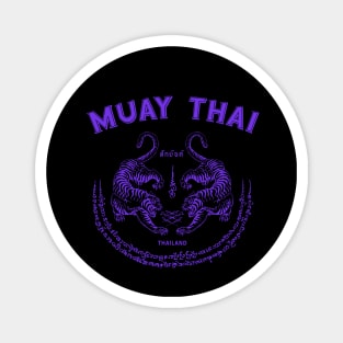 Muay Thai Tiger Sak Yant Tattoo Kickboxing Thailand Magnet